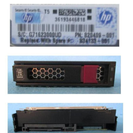 HP DRV HD 2TB 12G 7.2K 3.5 SAS Référence: W129147363 