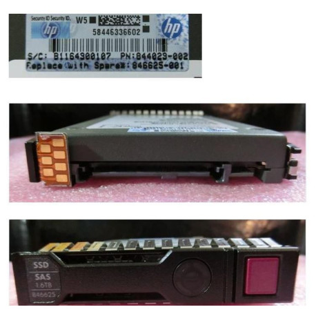HP DRV SSD 1.6TB 12G SFF SAS Référence: W129153625 