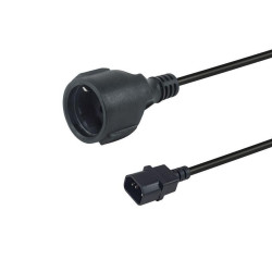 Equip Power Cable Black 0.25 M Iec Référence: W129157666