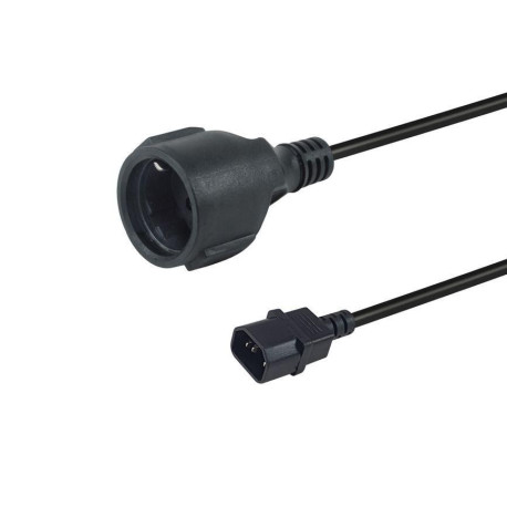 Equip Power Cable Black 0.25 M Iec Référence: W129157666