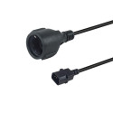 Equip Power Cable Black 0.25 M Iec Référence: W129157666