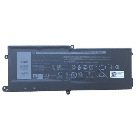Dell Battery, 90WHR, 6 Cell, Reference: W125715368