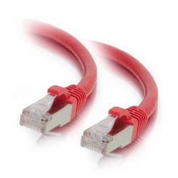Mercodan KAT6A S/FTP 1,0m, Rød, Référence: W129253139