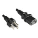 MicroConnect Power Cord 1.8m JPN 3pin -C13 Référence: PE010418JAPAN