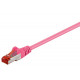 MicroConnect F/UTP CAT6 0.25m Pink PVC Reference: B-FTP60025PI