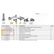 Ergonomic Solutions KIT: Swingarm AP2,Cable Clip Référence: W129318662
