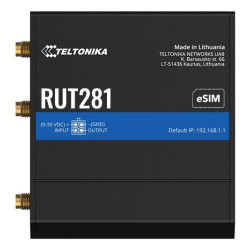 Teltonika Networks RUT281 (Global, EU PSU) 4G Référence: W129320701