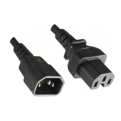Mercodan Strømforlængerkabel Sort C14 Référence: W129253166