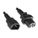 Mercodan Strømforlængerkabel Sort C14 Référence: W129253166