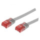 MicroConnect U/UTP CAT6 0.25M Grey Flat Référence: V-UTP60025-FLAT