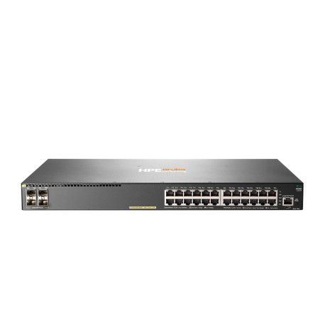HP ARUBA 2930F 24G POE+ 4SFP Référence: W129335937 