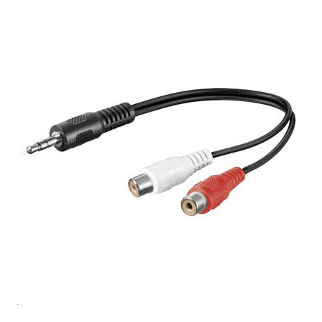 MicroConnect Audio Adapter Cable, 0,2 meter Reference: AUDALHF02