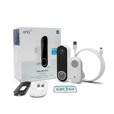 Arlo Essential Video Doorbell 2K & Référence: W128897755