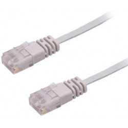 MicroConnect U/UTP CAT6 0.50M Grey Flat Reference: V-UTP6005-FLAT