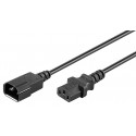 MicroConnect Power Cord C13-C14 1.5m Black Reference: PE040615