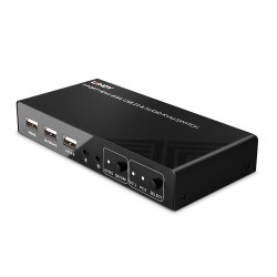 Lindy 2 Port HDMI 4K60, USB 2.0 & Reference: W128456648