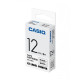 Casio Black on White 1 Pack 12mmx8m Reference: XR12WE1