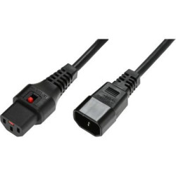 MicroConnect Powercord C13 IEC Lock - C14 Référence: PC1022