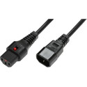 MicroConnect Powercord C13 IEC Lock - C14 Référence: PC1022