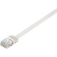 MicroConnect U/UTP CAT6 0.25M White Flat Référence: V-UTP60025W-FLAT