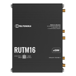 Teltonika Networks RUTM16 (Global, EU PSU) 4G Référence: W129298989