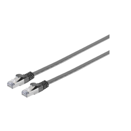MicroConnect U/FTP CAT6A 2M Black Flat Référence: V-UTP6A02S-FLAT
