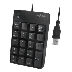 LogiLink Numeric Keypad Notebook Black Reference: W128287212