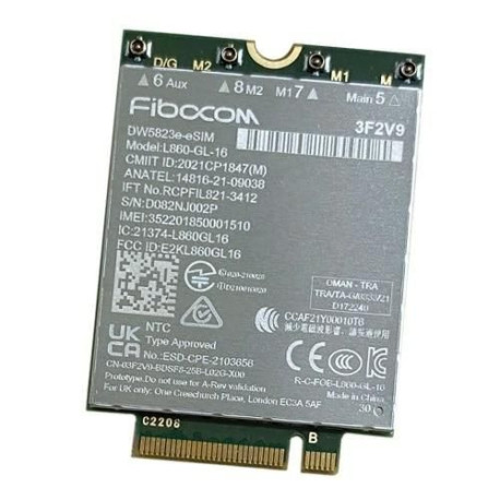 Dell Wireless 5823e Référence: W128920580