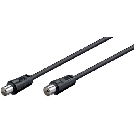 MicroConnect Coax M-F 1.5m Black 75 Ohm Référence: COAX015