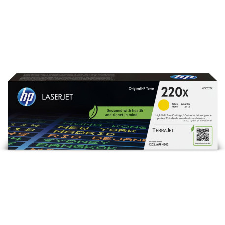 HP 220X Yellow Original Laserjet Reference: W128432462