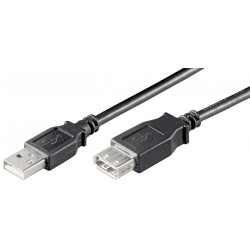 MicroConnect USB2.0 Extension A-A 0,5m M-F Reference: USBAAF05B