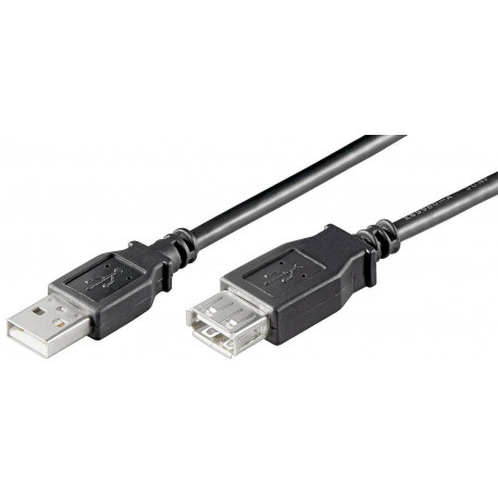 MicroConnect USB2.0 Extension A-A 0,5m M-F Reference: USBAAF05B