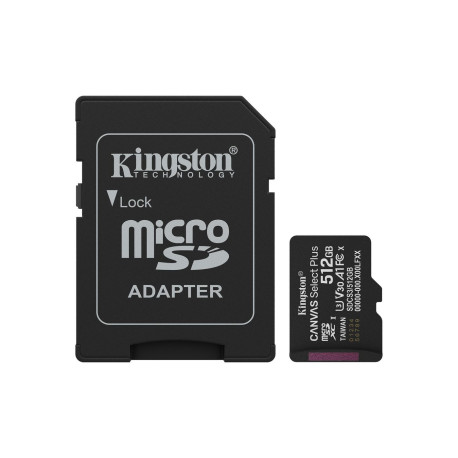 Kingston 512Gb Microsdxc Canvas Select Référence: W129176667