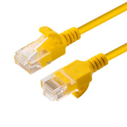 MicroConnect U/UTP CAT6A Slim 0.15M Yellow Référence: W129234983