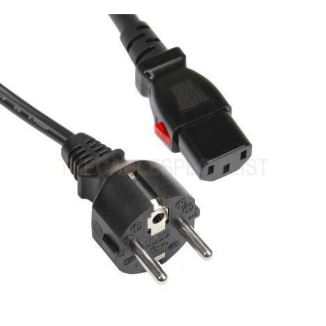 Mercodan Scuko netkabel sort 1,8m, C13 Référence: W129253237