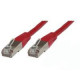 MicroConnect F/UTP CAT6 20m Red PVC Reference: B-FTP620R