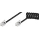 MicroConnect Handset cable, RJ10-RJ10 2m Référence: MPK10200