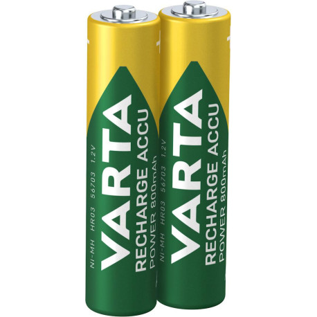 Varta 1x2 LL Accu AAA NiMH 800 mAH Reference: 56703101402