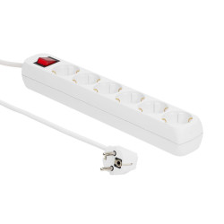 MicroConnect 6-way Schuko Power Strip Reference: W128812636