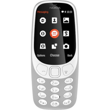 Nokia 3310 DUAL SIM GREY 3310, Bar, Reference: A00028116