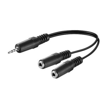 MicroConnect 3.5mm Minijack Adapter, 0.2m Référence: AUDLL02