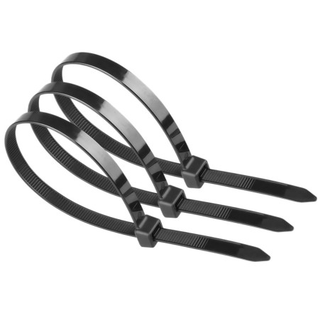 MicroConnect Cable tie 100pcs Black, 280mm Référence: CABLETIE5