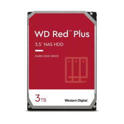 Western Digital 3TB RED PLUS 256MB CMR 3.5IN Reference: W128201354