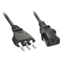 Lindy Power Cable Black 2 M Cei Référence: W128370720