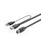 Vivolink USB 3.0 ACTIVE CABLE A MALE - Référence: W128485036