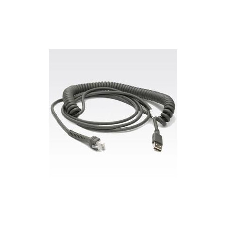 Zebra Cable-type A, USB 9ft, coiled Reference: CBA-U12-C09ZAR