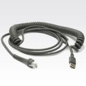 Zebra Cable-type A, USB 9ft, coiled Reference: CBA-U12-C09ZAR