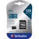 Verbatim MICRO SDXC CARD PRO UHS-3 Référence: W126181777