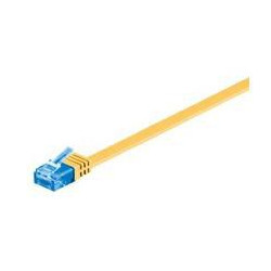 MicroConnect U/UTP CAT6A 3M Yellow Flat Reference: V-UTP6A03Y-FLAT