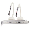 Lindy PC Back Plate, USB 2.0, 2 Port Reference: W128456653